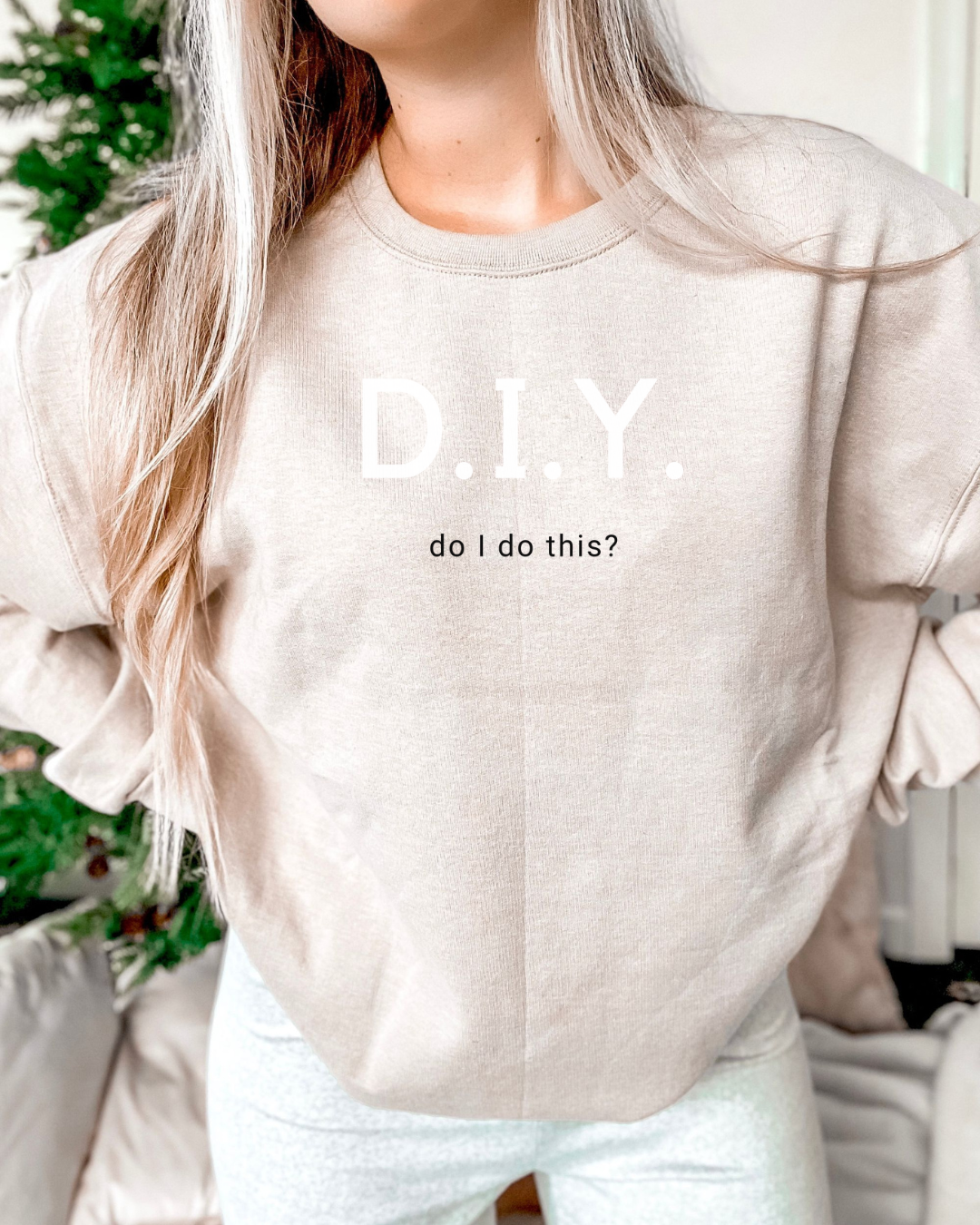 DIY Do I Do This Crewneck Sweatshirt