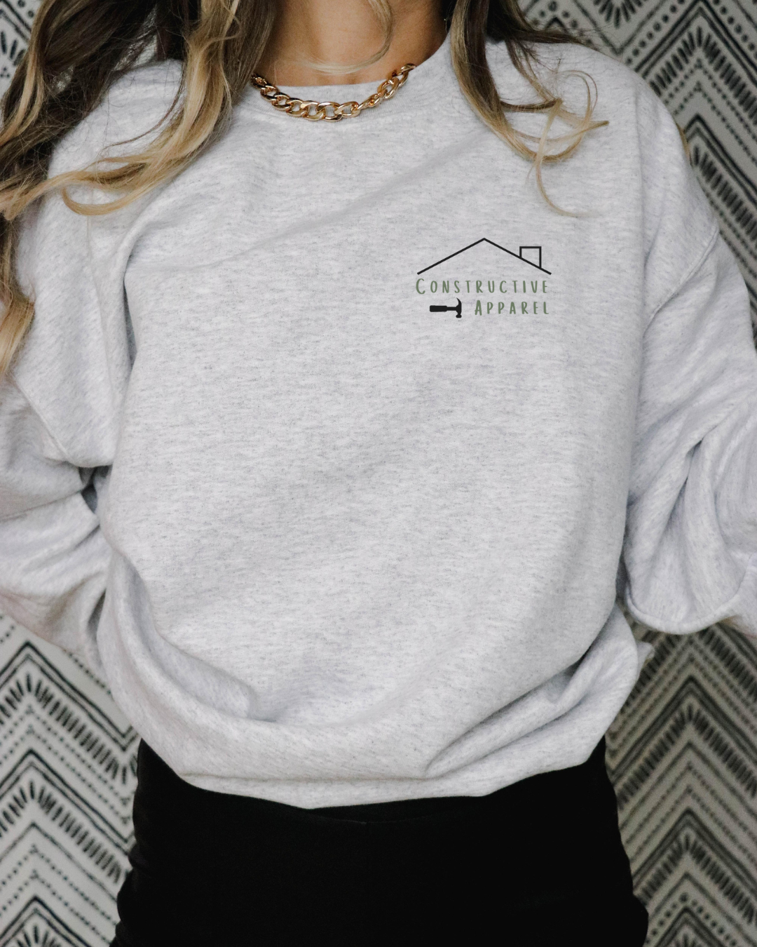 Hammer X Smiley Back Crewneck Sweatshirt