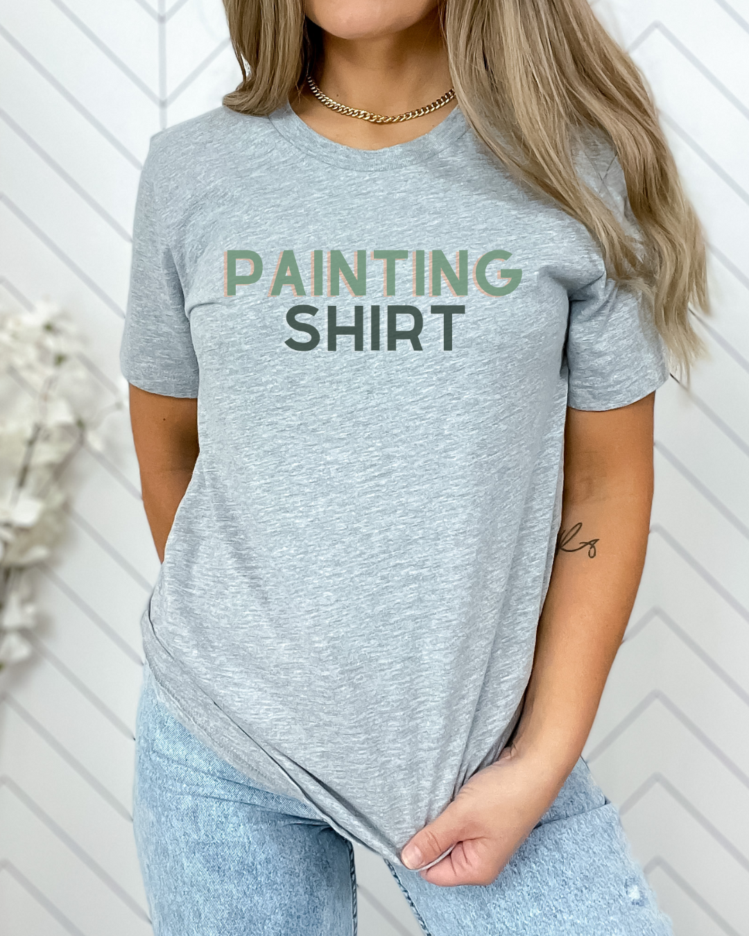 Painting Shirt Unisex Short Sleeve Tee