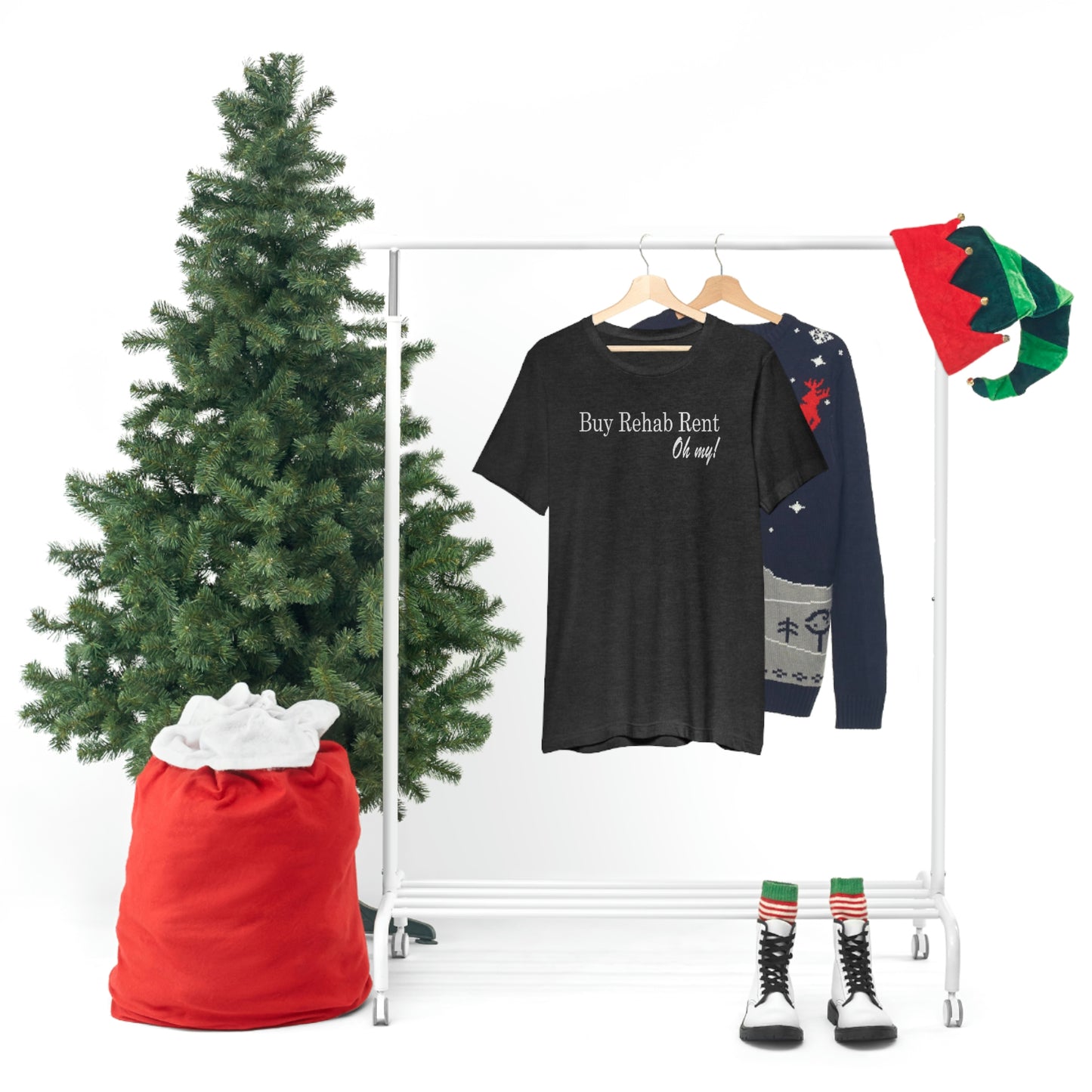 Buy, Rehab, Rent, Oh My! Unisex Short Sleeve Tee