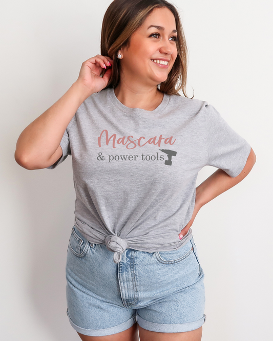 Mascara & Power Tools Unisex Short Sleeve Tee