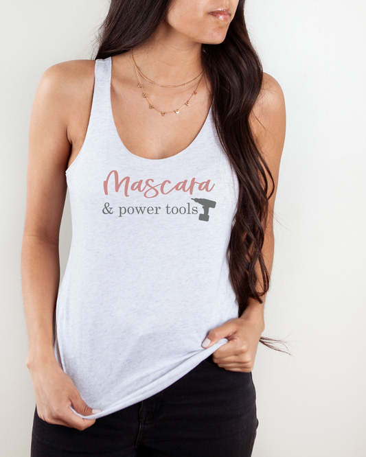 Mascara and Power Tools Shirt, Real Estate Investor Shirt for Women